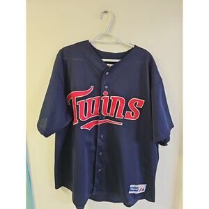 Vtg Minnesota Twins Paul Molitor Baseball Jersey Majestic Authentic Sewn XXL USA